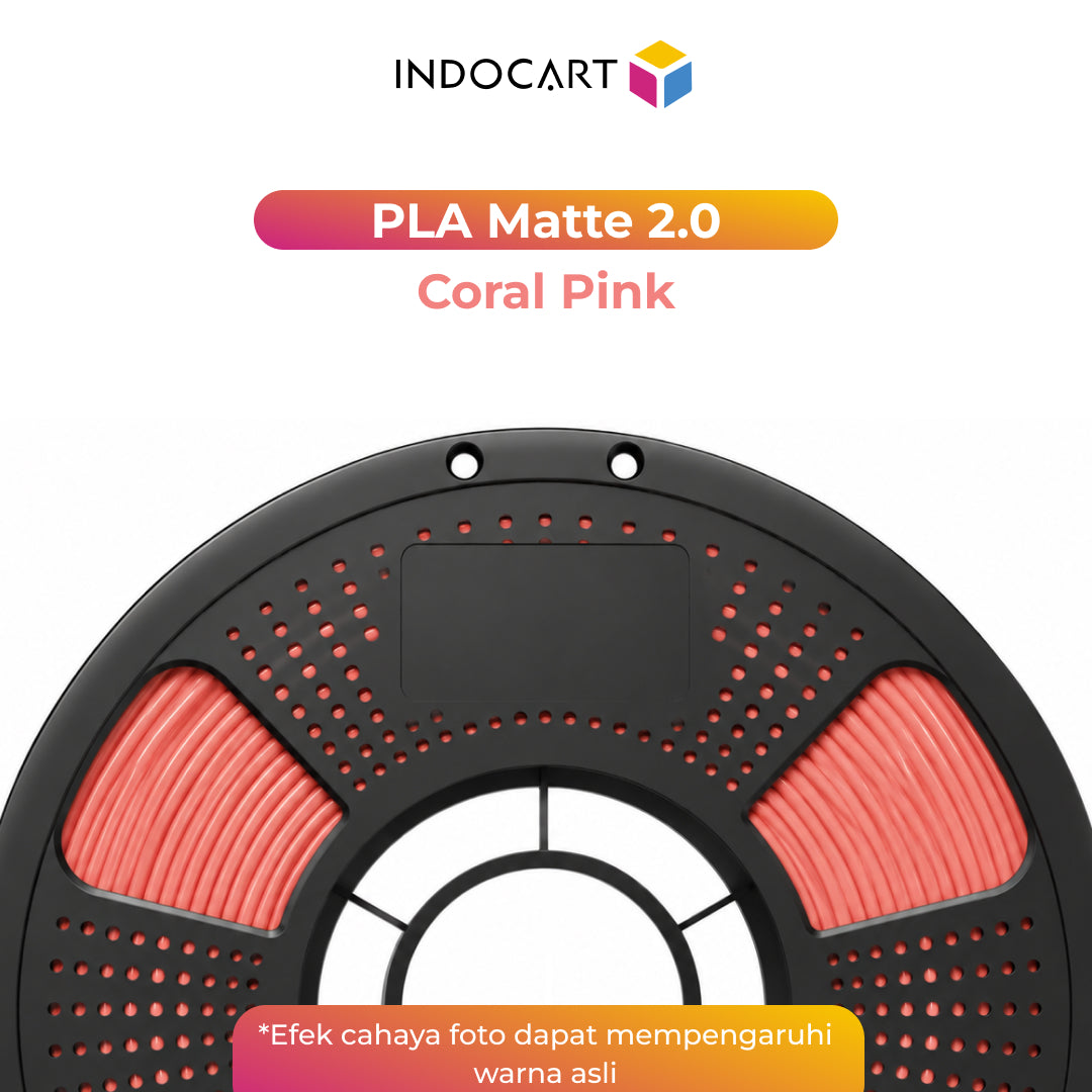 3D Printer Filament IndoCart PLA Matte 2.0 Easy To Print Textured Finished Color 1.75mm-Pink Series 1Kg