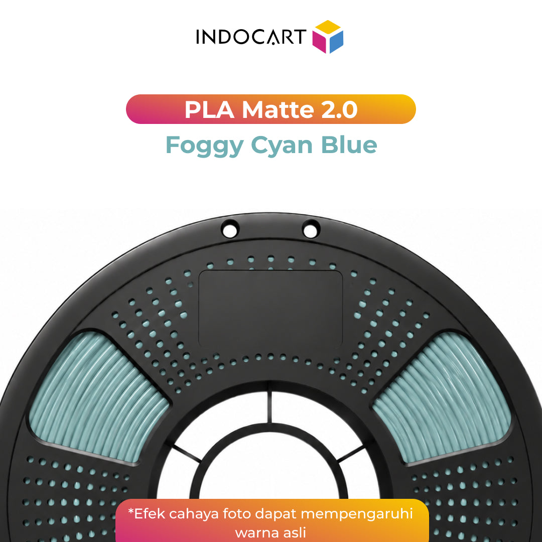 3D Printer Filament IndoCart PLA Matte 2.0 Easy To Print Textured Finished Color 1.75mm 1kg