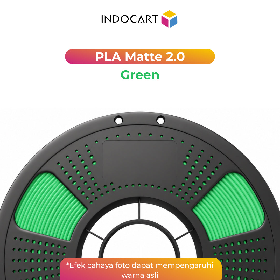 3D Printer Filament IndoCart PLA Matte 2.0 Easy To Print Textured Finished Color 1.75mm 1kg