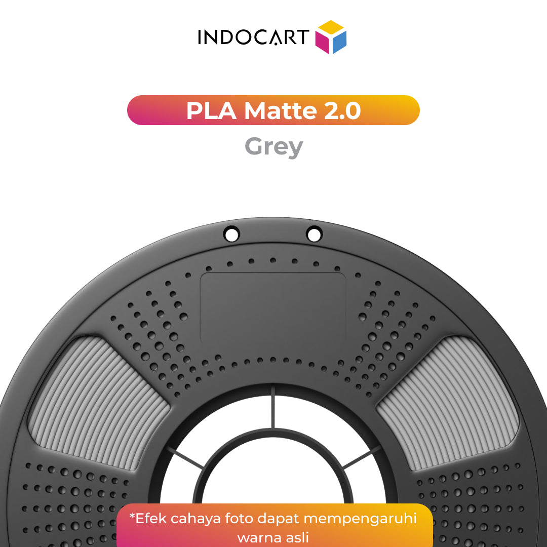 3D Printer Filament IndoCart PLA Matte 2.0 Easy To Print Textured Finished Color 1.75mm 1kg