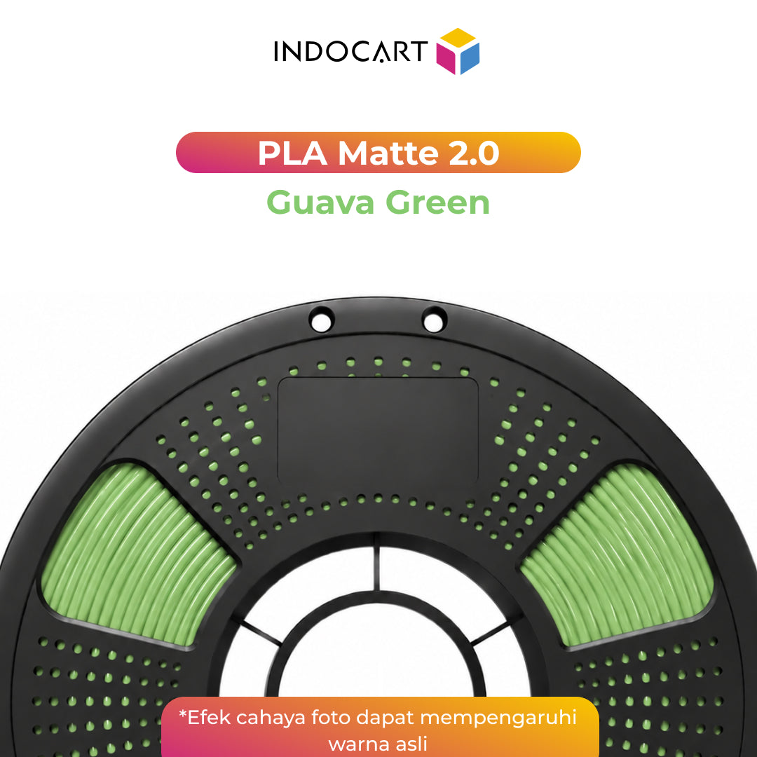 3D Printer Filament IndoCart PLA Matte 2.0 Easy To Print Textured Finished Color 1.75mm 1kg