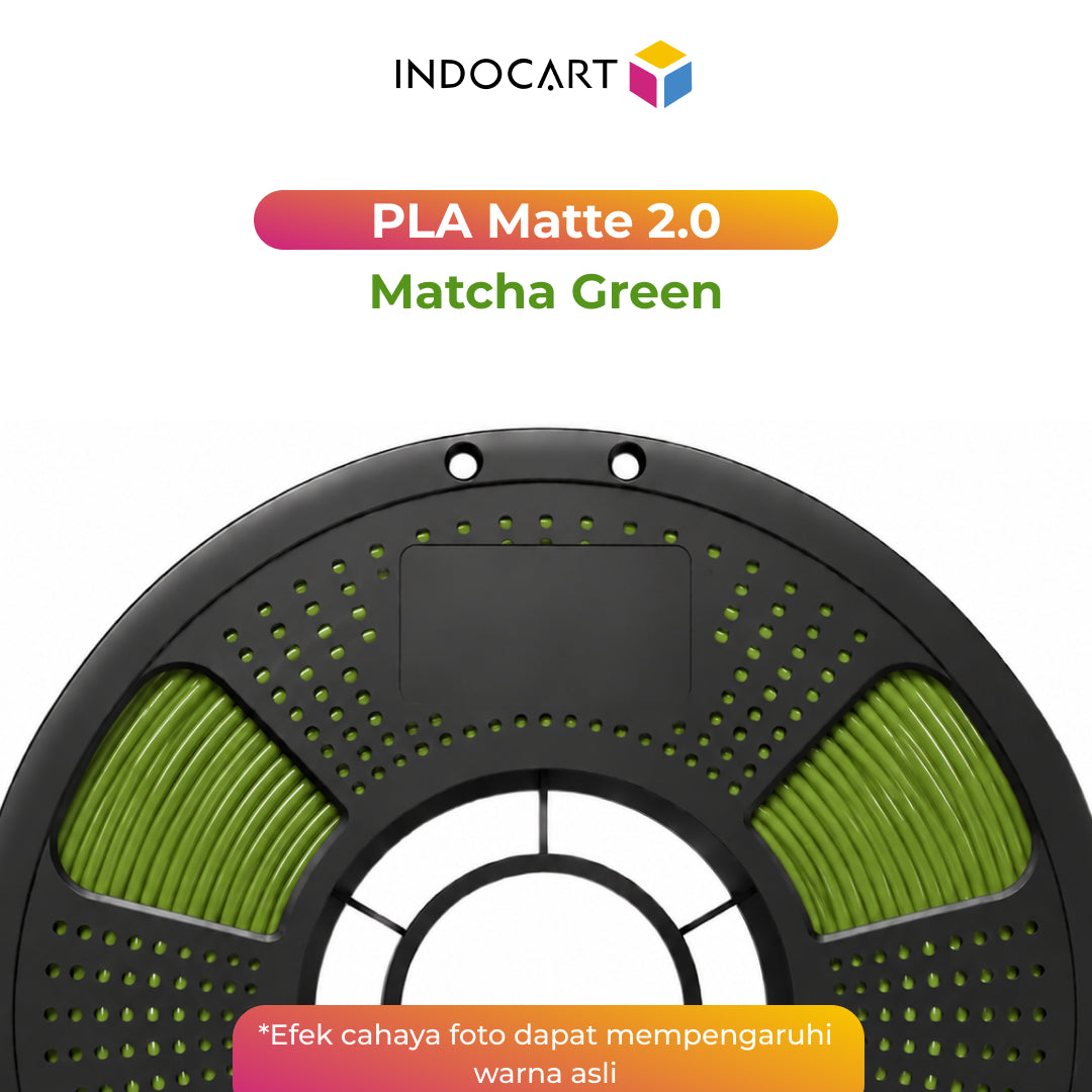 3D Printer Filament IndoCart PLA Matte 2.0 Easy To Print Textured Finished Color 1.75mm 1kg