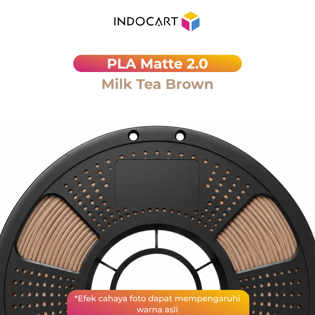 3D Printer Filament IndoCart PLA Matte 2.0 Easy To Print Textured Finished Color 1.75mm 1kg