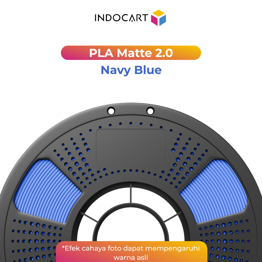 3D Printer Filament IndoCart PLA Matte 2.0 Easy To Print Textured Finished Color 1.75mm 1kg