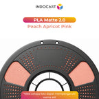 3D Printer Filament IndoCart PLA Matte 2.0 Easy To Print Textured Finished Color 1.75mm-Pink Series 1Kg