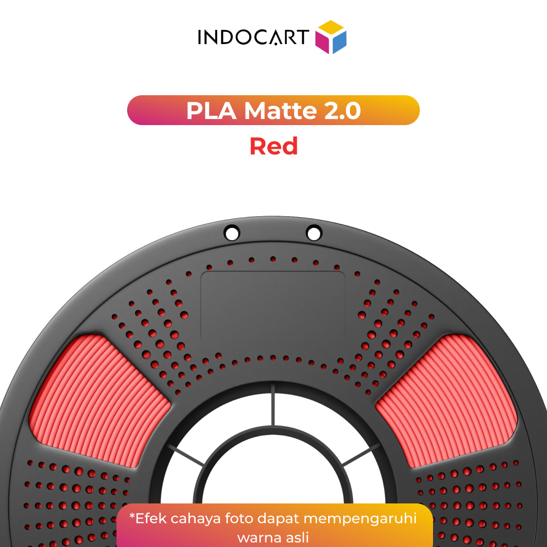 3D Printer Filament IndoCart PLA Matte 2.0 Easy To Print Textured Finished Color 1.75mm 1kg