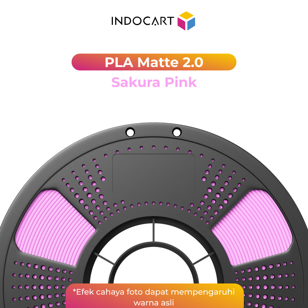 3D Printer Filament IndoCart PLA Matte 2.0 Easy To Print Textured Finished Color 1.75mm-Pink Series 1Kg