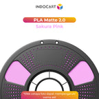 3D Printer Filament IndoCart PLA Matte 2.0 Easy To Print Textured Finished Color 1.75mm 1kg