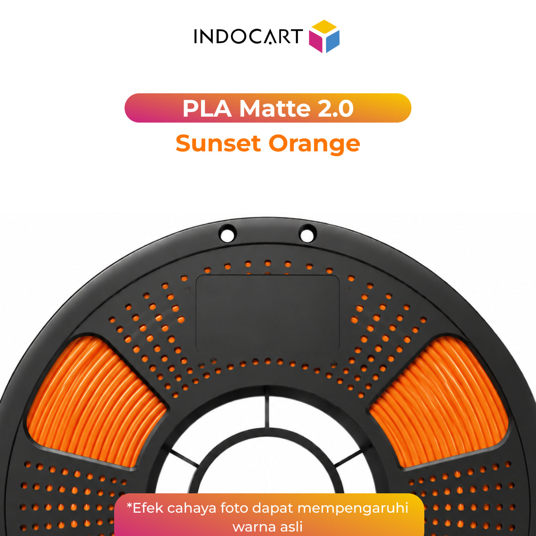 3D Printer Filament IndoCart PLA Matte 2.0 Easy To Print Textured Finished Color 1.75mm 1kg