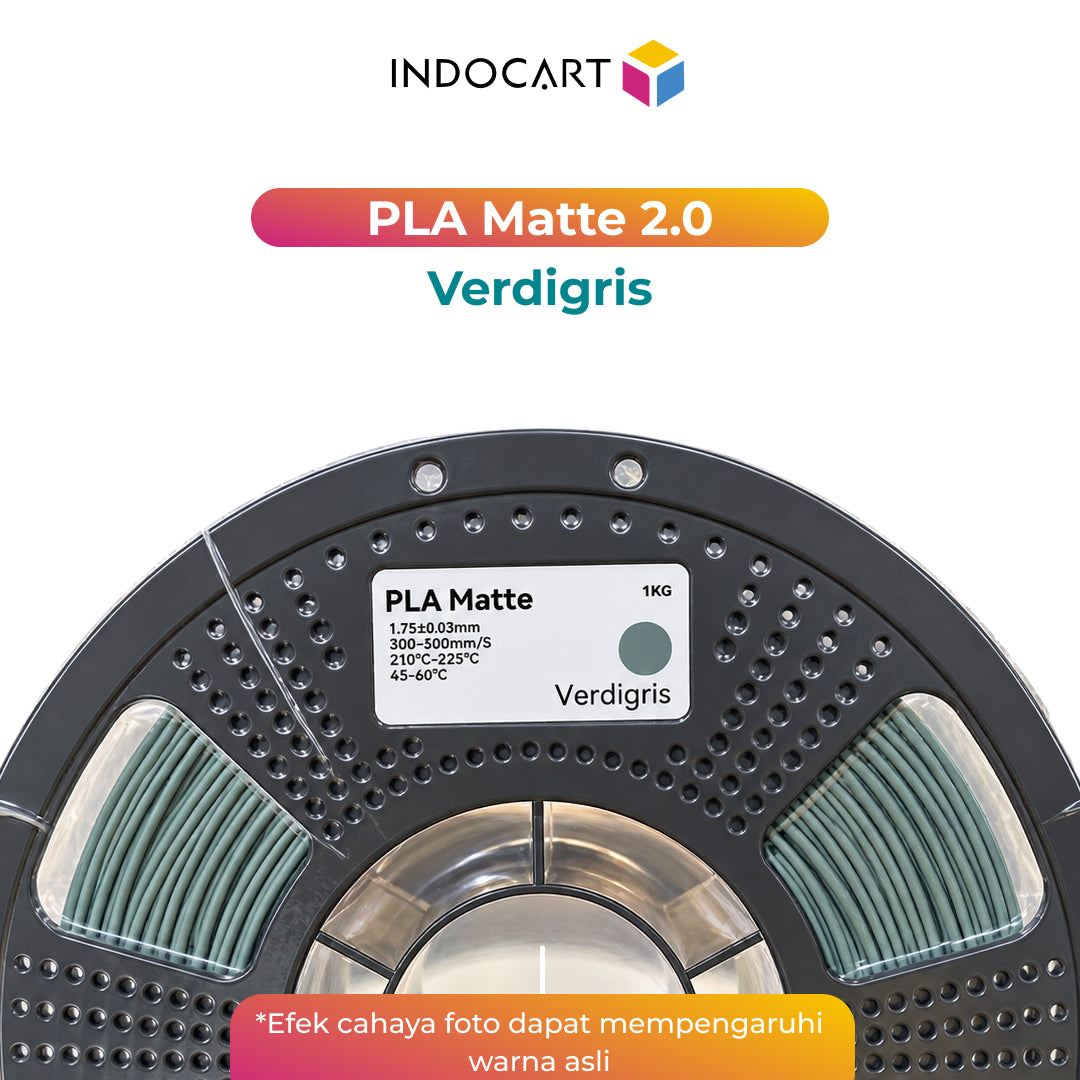 3D Printer Filament IndoCart PLA Matte 2.0 Easy To Print Textured Finished Color 1.75mm 1kg