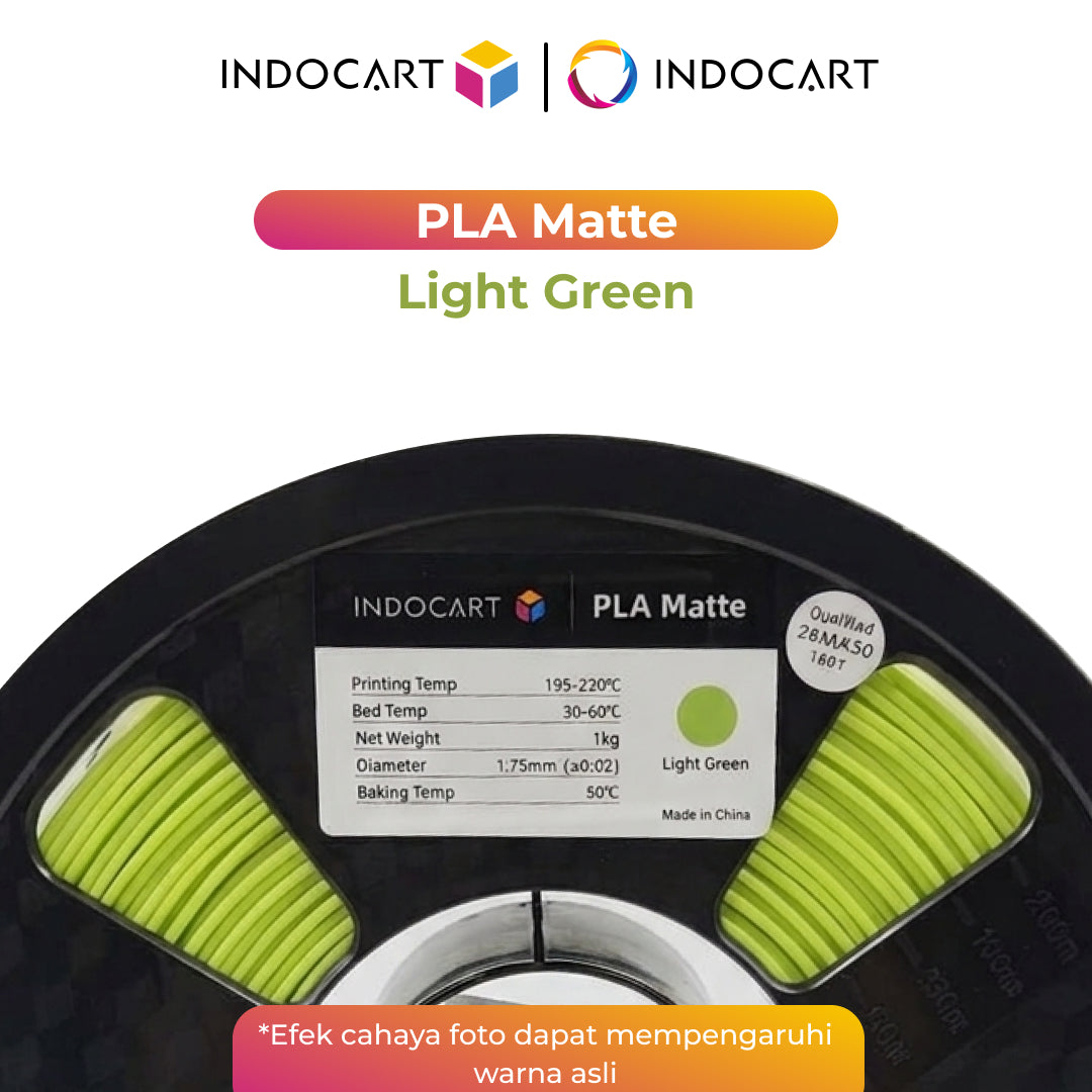 3D Printer Filament IndoCart PLA Matte Textured Color Finish Filament 1.75mm 1Kg