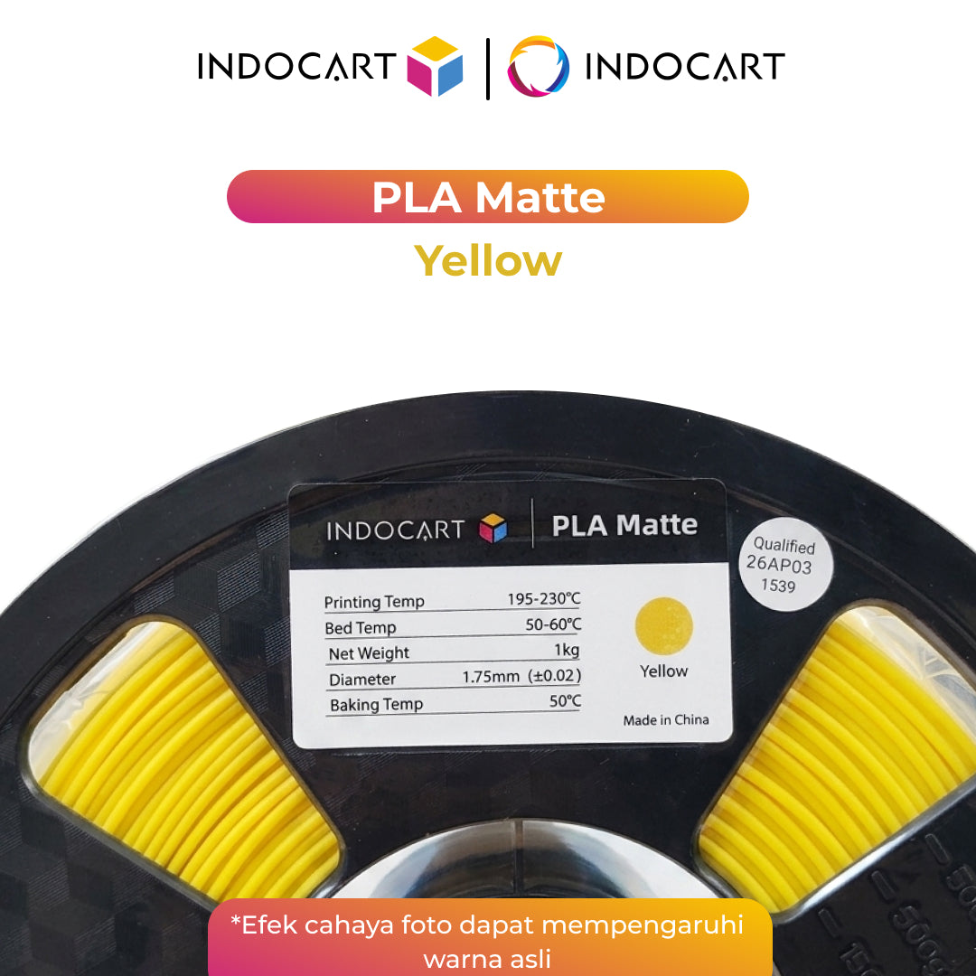 3D Printer Filament IndoCart PLA Matte Textured Color Finish Filament 1.75mm 1Kg