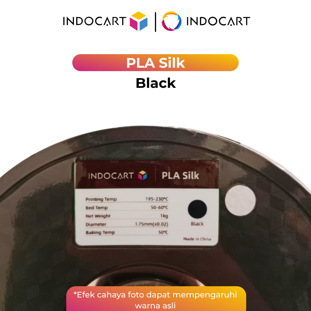 3D Printer Filament IndoCart PLA Silk Smooth and Glossy Finish Filament 1.75mm 1Kg