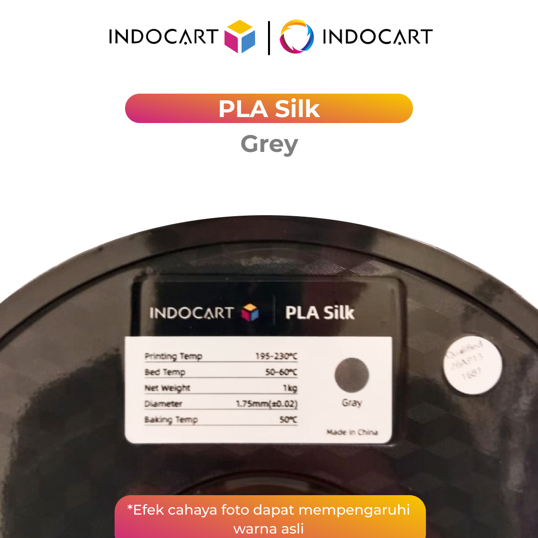 3D Printer Filament IndoCart PLA Silk Smooth and Glossy Finish Filament 1.75mm 1Kg