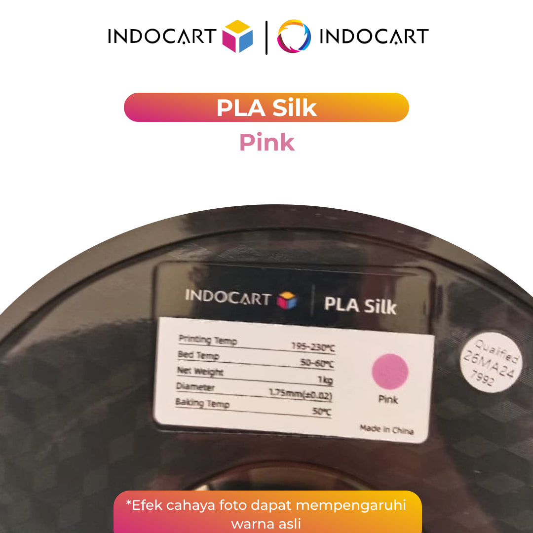 3D Printer Filament IndoCart PLA Silk Smooth and Glossy Finish Filament 1.75mm 1Kg