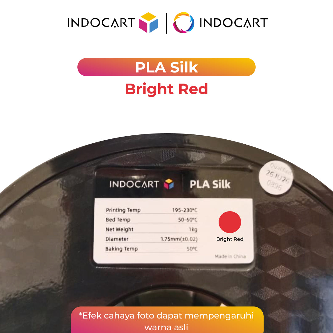 3D Printer Filament IndoCart PLA Silk Smooth and Glossy Finish Filament 1.75mm 1Kg