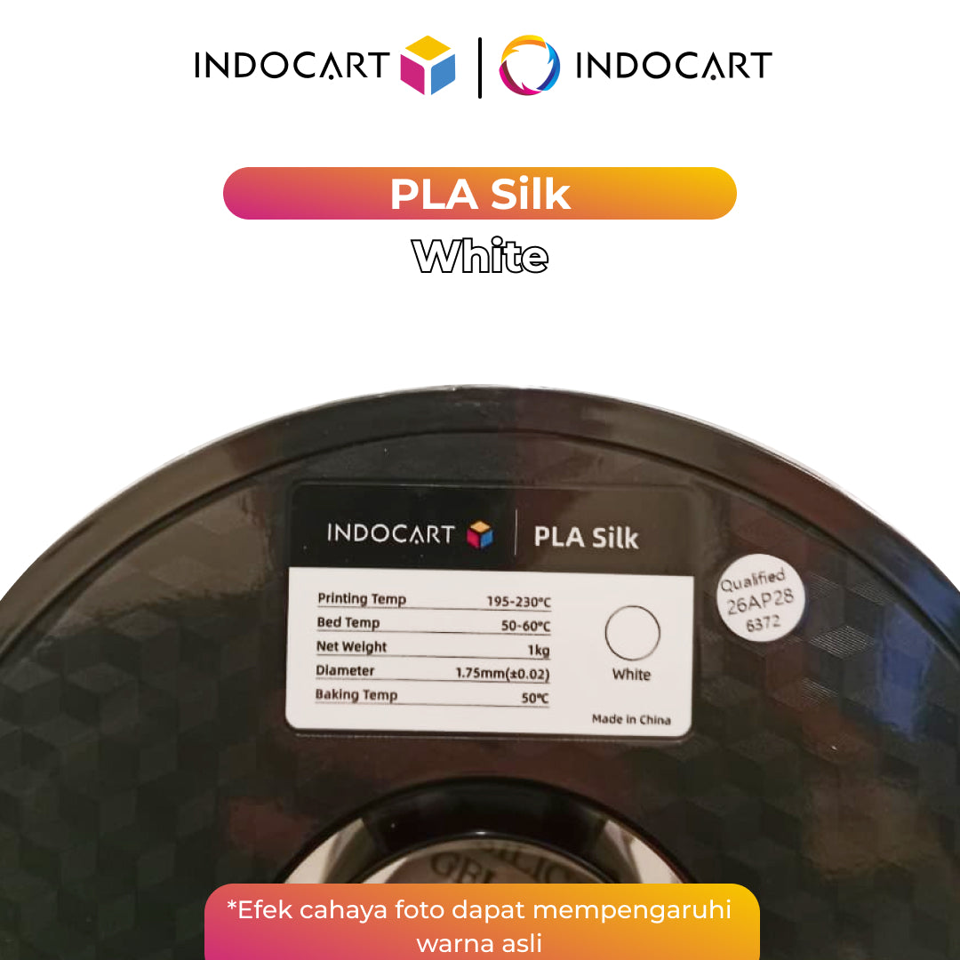3D Printer Filament IndoCart PLA Silk Smooth and Glossy Finish Filament 1.75mm 1Kg