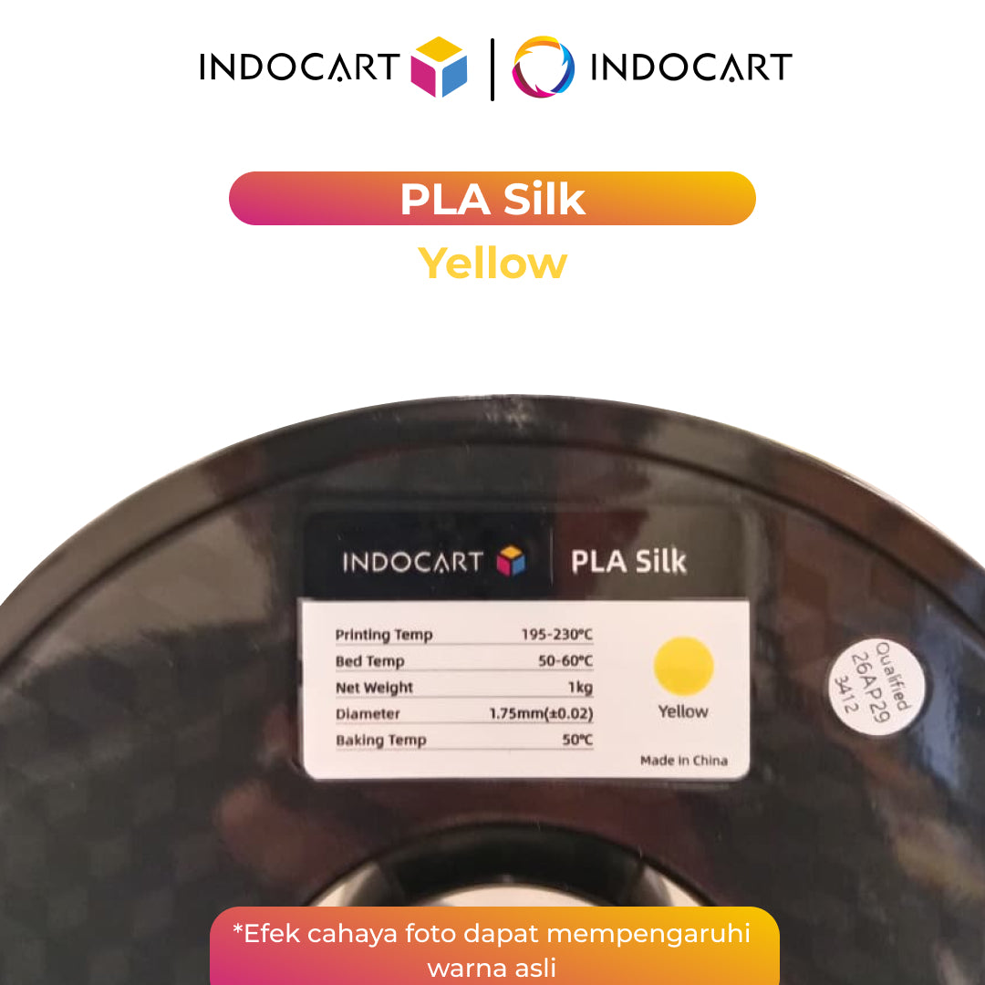 3D Printer Filament IndoCart PLA Silk Smooth and Glossy Finish Filament 1.75mm 1Kg