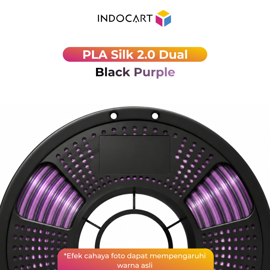 3D Printer Filament IndoCart PLA Silk 2.0 Dual Color Silky Surface Finished 1.75mm 1kg
