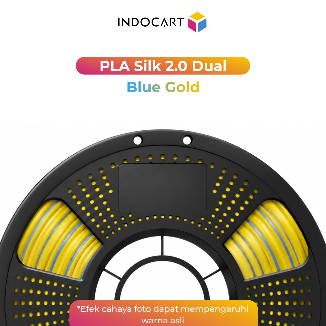 3D Printer Filament IndoCart PLA Silk 2.0 Dual Color Silky Surface Finished 1.75mm 1kg