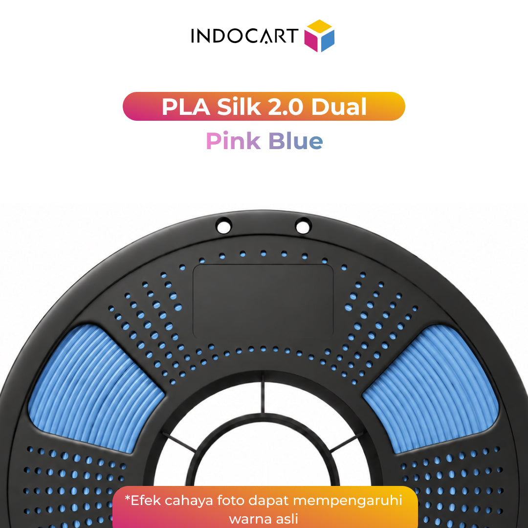 3D Printer Filament IndoCart PLA Silk 2.0 Dual Color Silky Surface Finished 1.75mm 1kg