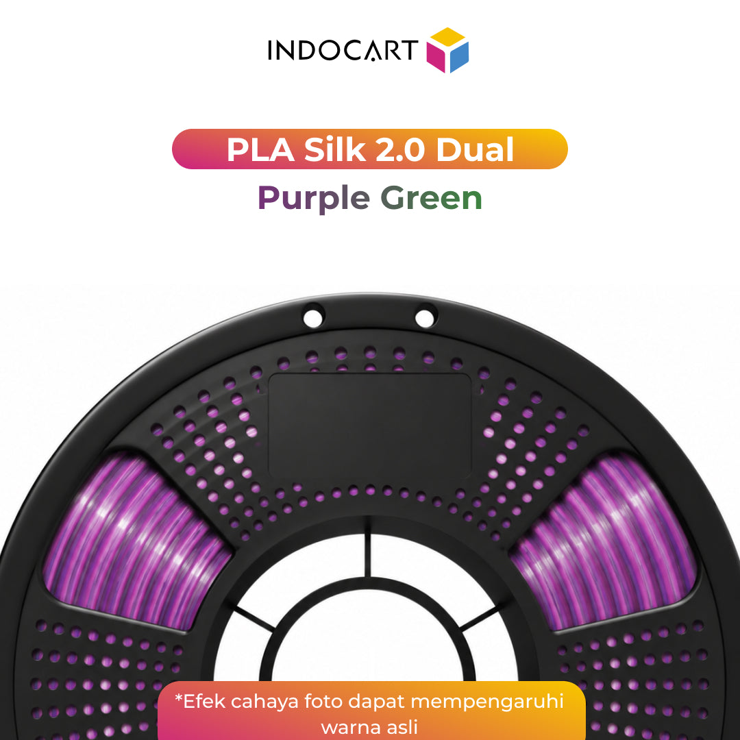 3D Printer Filament IndoCart PLA Silk 2.0 Dual Color Silky Surface Finished 1.75mm 1kg