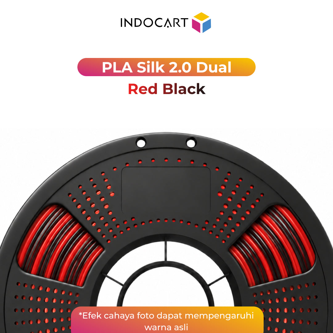 3D Printer Filament IndoCart PLA Silk 2.0 Dual Color Silky Surface Finished 1.75mm 1kg