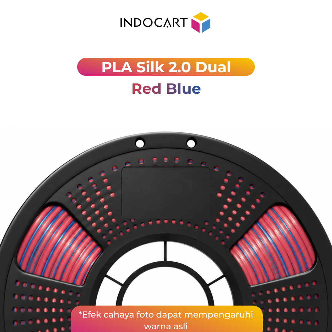 3D Printer Filament IndoCart PLA Silk 2.0 Dual Color Silky Surface Finished 1.75mm 1kg