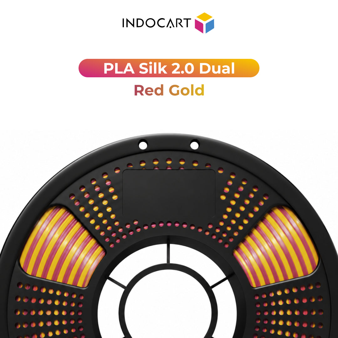 3D Printer Filament IndoCart PLA Silk 2.0 Dual Color Silky Surface Finished 1.75mm 1kg