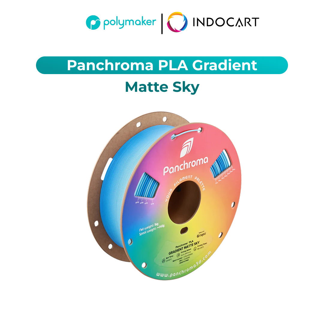3D Printer Filament PolyMaker Panchroma/PolyTerra Gradient PLA Matte 1.75mm 1Kg
