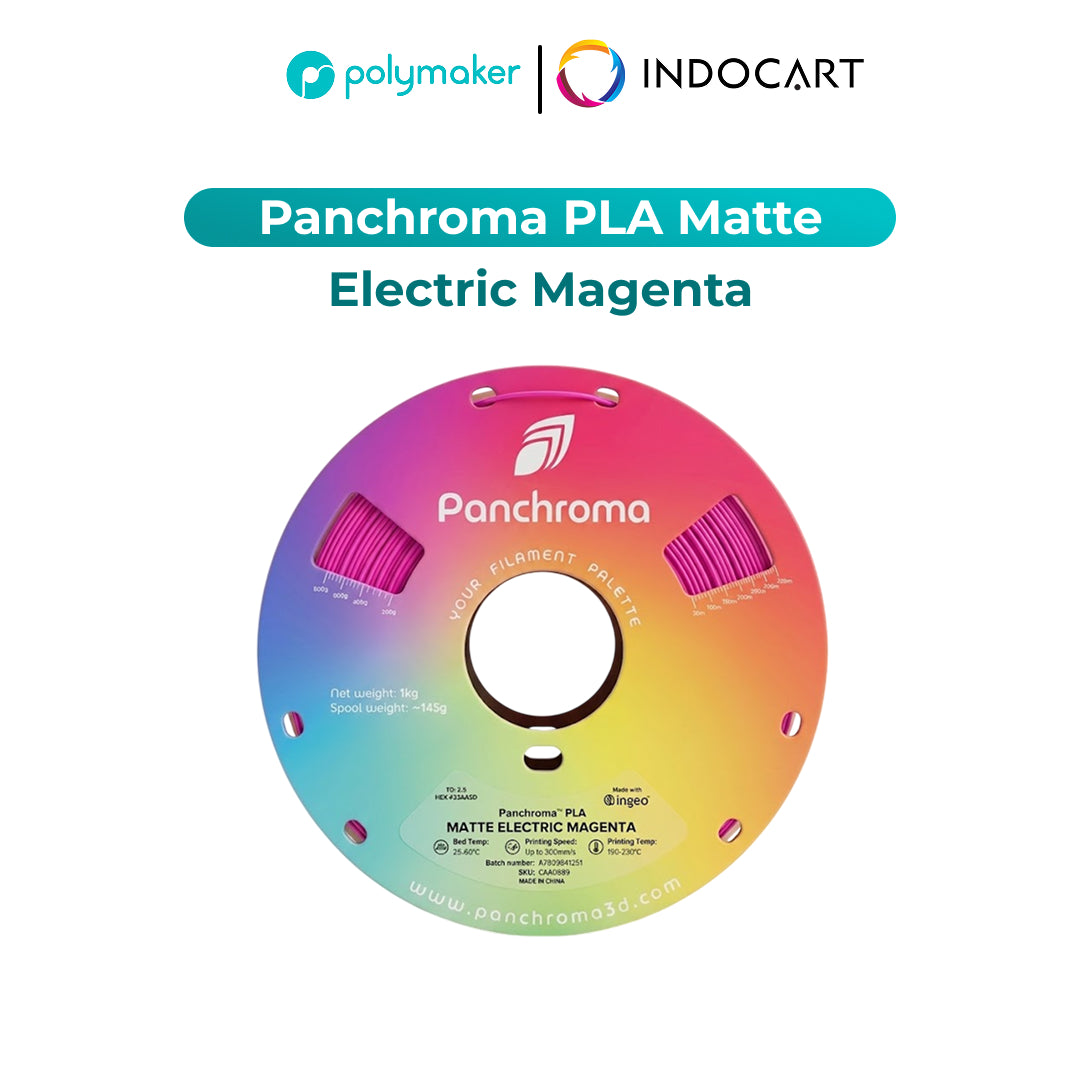 3D Printer Filament PolyMaker Panchroma/PolyTerra PLA Matte 1.75mm 1Kg