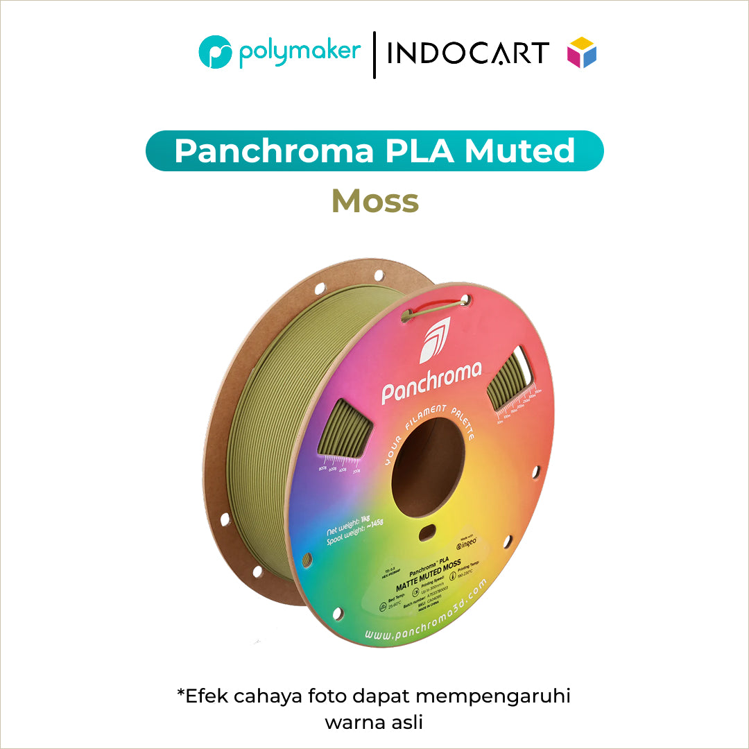 3D Printer Filament PolyMaker Panchroma/PolyTerra Muted PLA Matte 1.75mm 1Kg