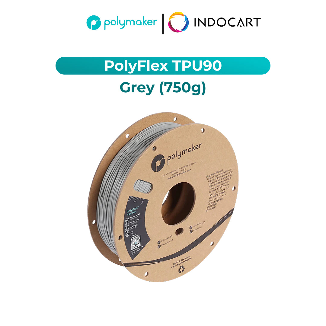 3D Printer Filament PolyMaker PolyFlex TPU90 Elastic Filament 1.75mm 750gr