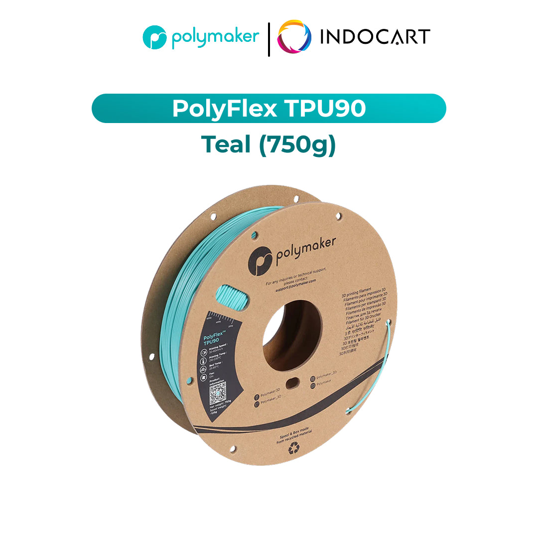 3D Printer Filament PolyMaker PolyFlex TPU90 Elastic Filament 1.75mm 750gr