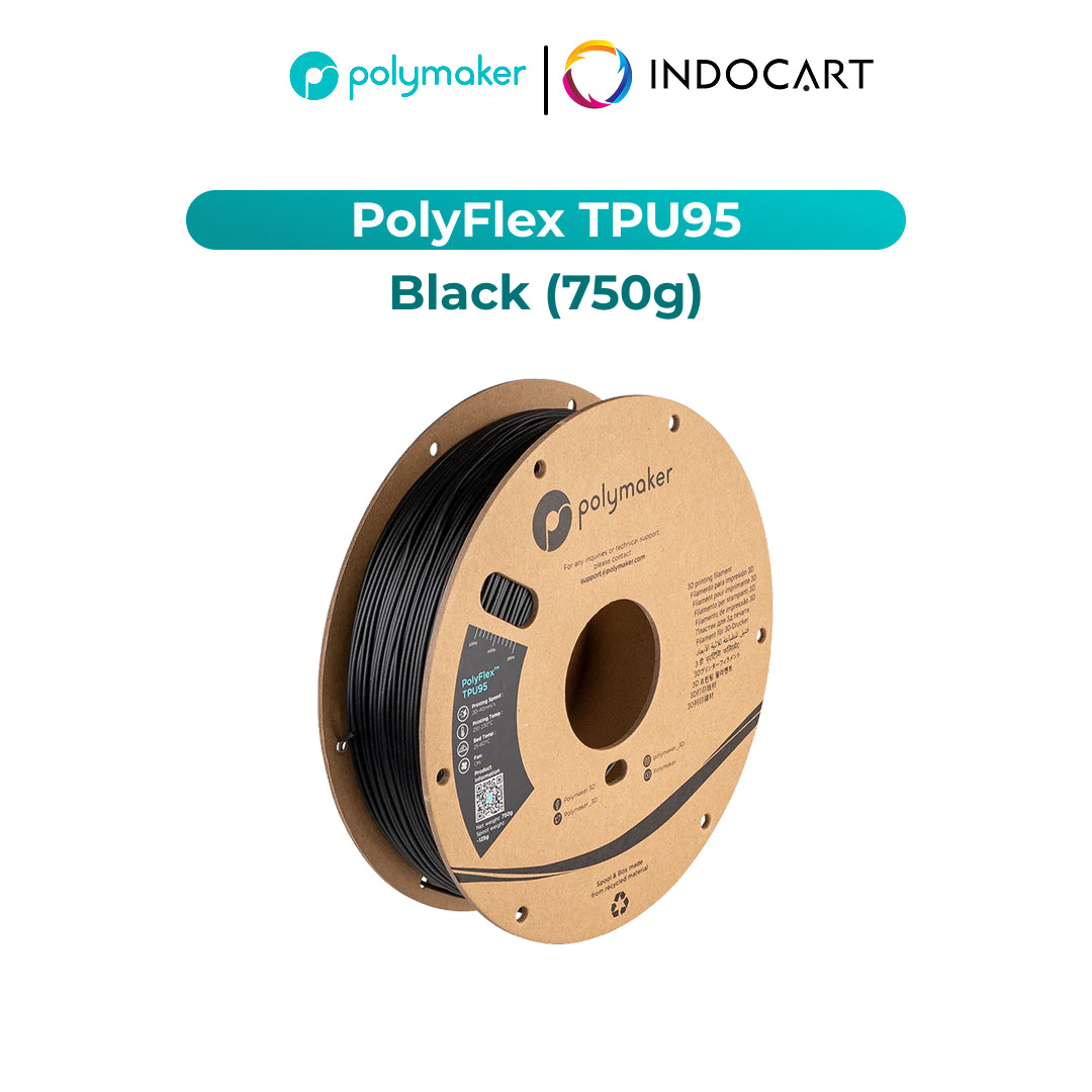 3D Printer Filament PolyMaker PolyFlex TPU95 Elastic Filament 1.75mm 750gr