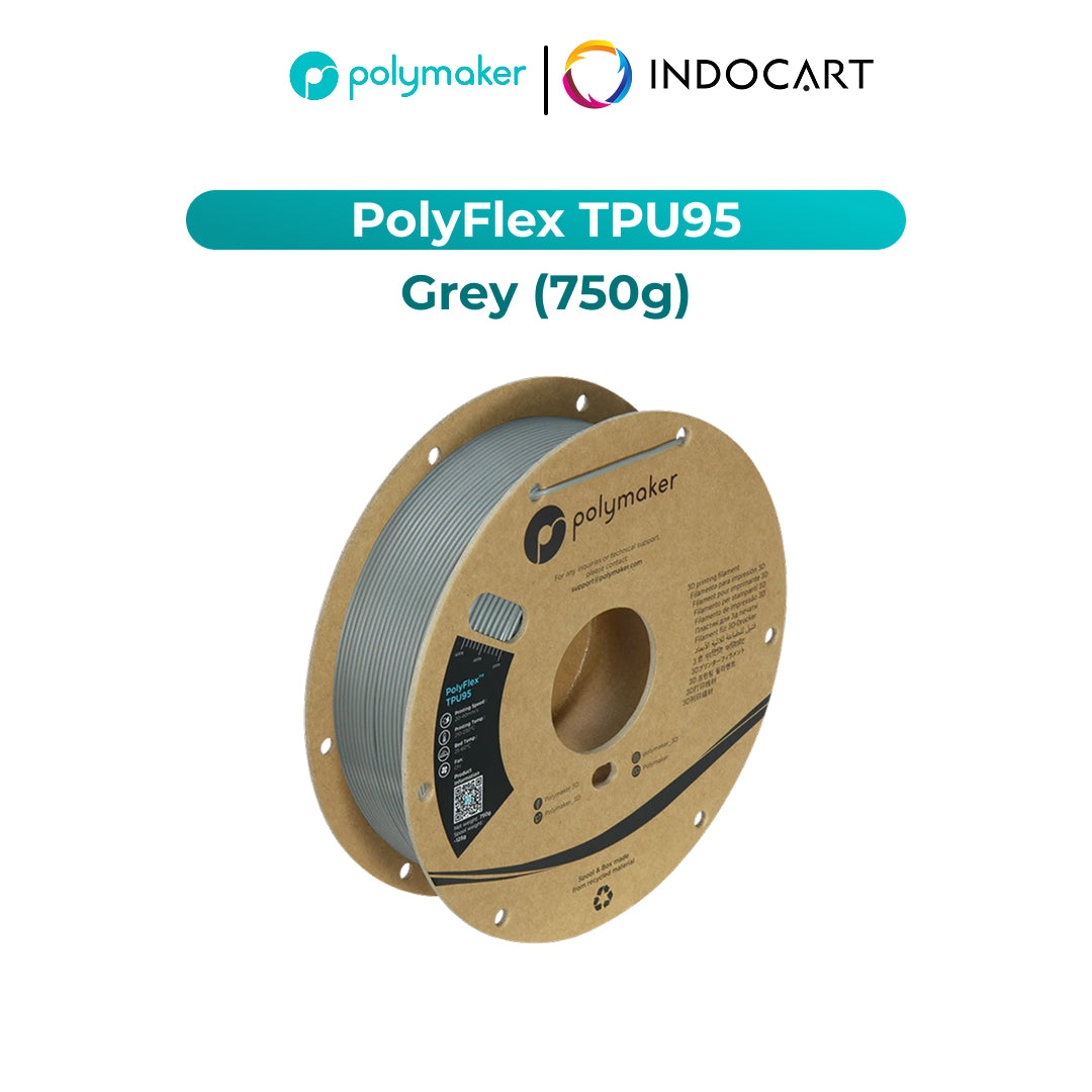 3D Printer Filament PolyMaker PolyFlex TPU95 Elastic Filament 1.75mm 750gr