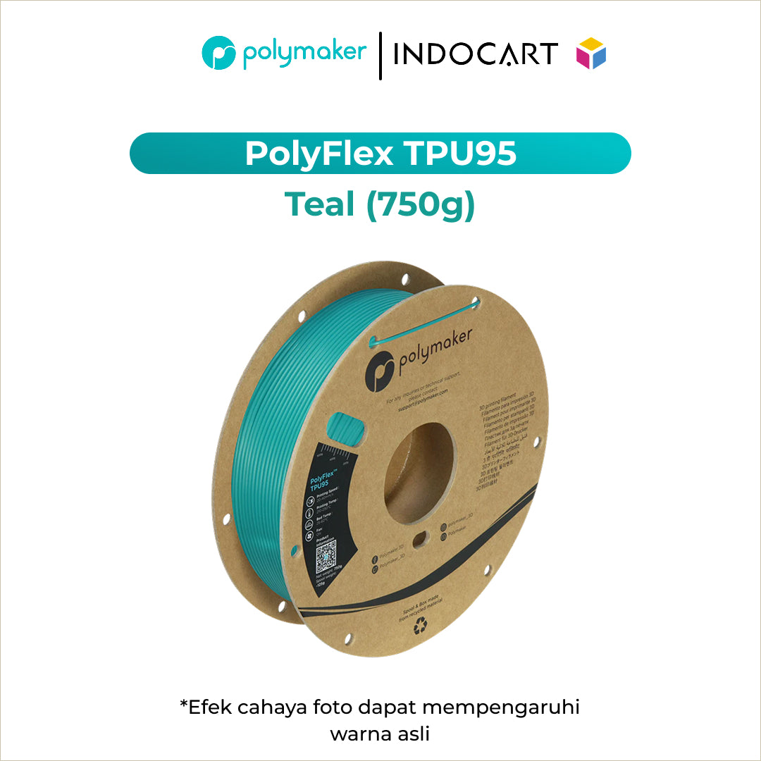 3D Printer Filament PolyMaker PolyFlex TPU95 Elastic Filament 1.75mm 750gr