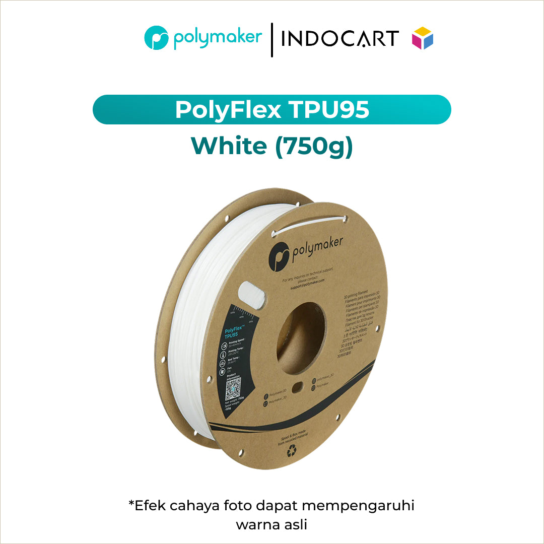 3D Printer Filament PolyMaker PolyFlex TPU95 Elastic Filament 1.75mm 750gr
