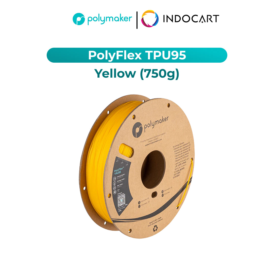 3D Printer Filament PolyMaker PolyFlex TPU95 Elastic Filament 1.75mm 750gr