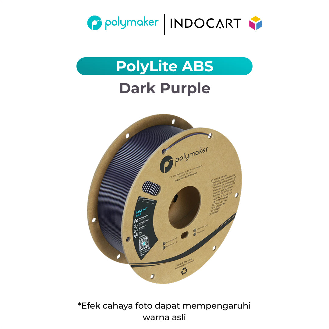 3D Printer Filament PolyMaker PolyLite ABS 1.75mm 1Kg