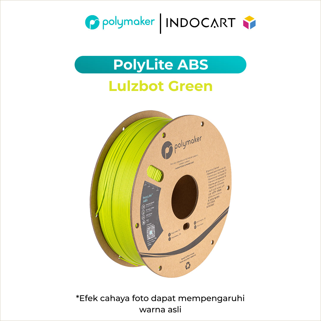 3D Printer Filament PolyMaker PolyLite ABS 1.75mm 1Kg