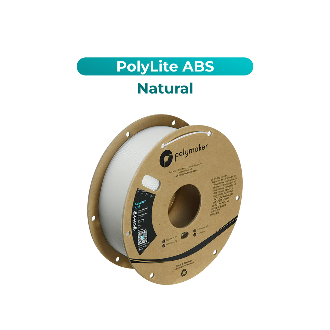 3D Printer Filament PolyMaker PolyLite ABS 1.75mm 1Kg