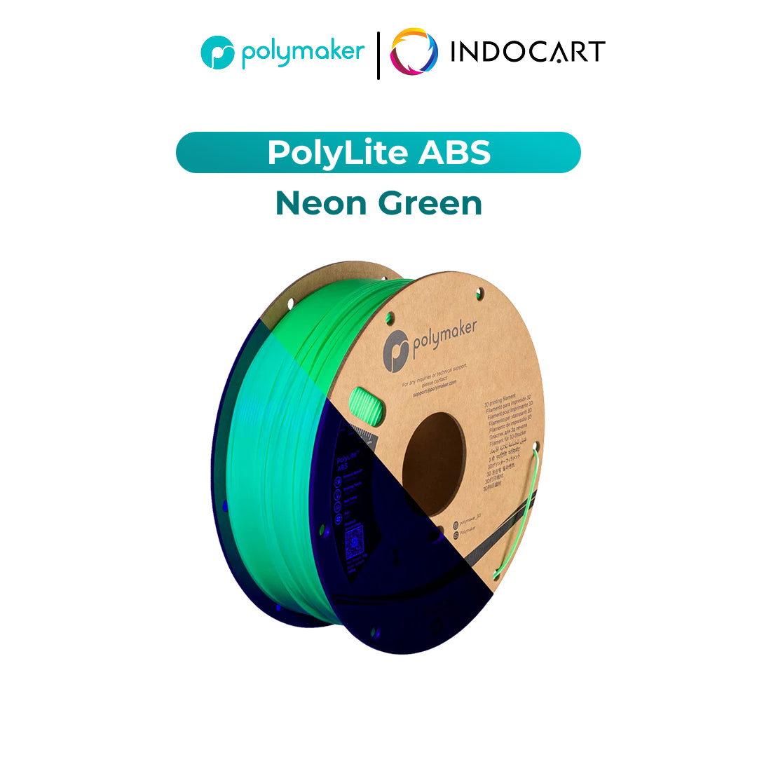 3D Printer Filament PolyMaker PolyLite Neon ABS 1.75mm 1Kg