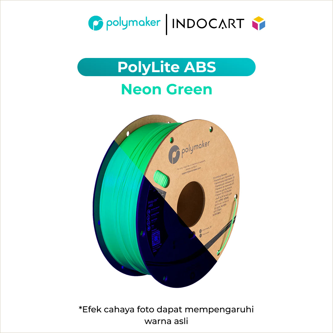 3D Printer Filament PolyMaker PolyLite Neon ABS 1.75mm 1Kg
