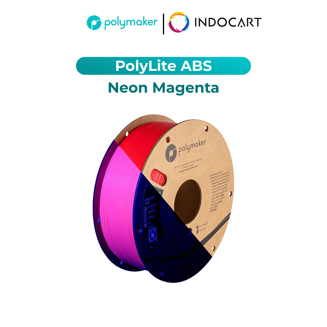 3D Printer Filament PolyMaker PolyLite Neon ABS 1.75mm 1Kg