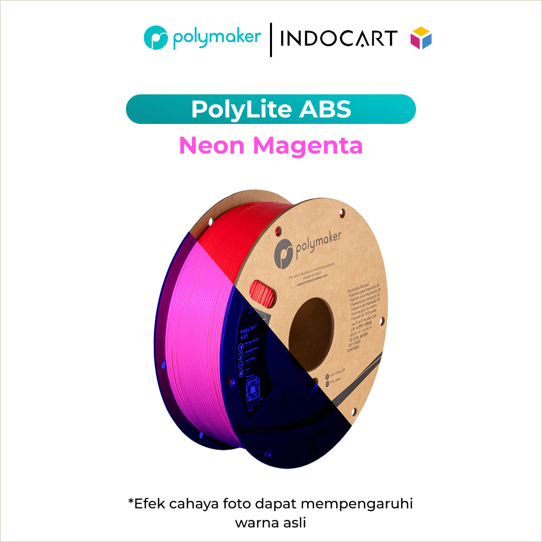 3D Printer Filament PolyMaker PolyLite Neon ABS 1.75mm 1Kg