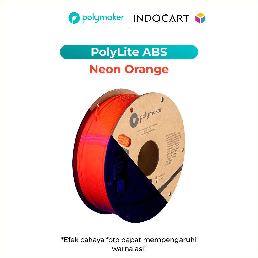 3D Printer Filament PolyMaker PolyLite Neon ABS 1.75mm 1Kg