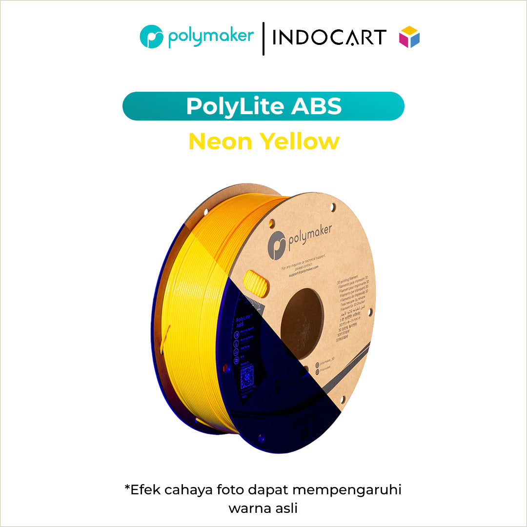 3D Printer Filament PolyMaker PolyLite Neon ABS 1.75mm 1Kg