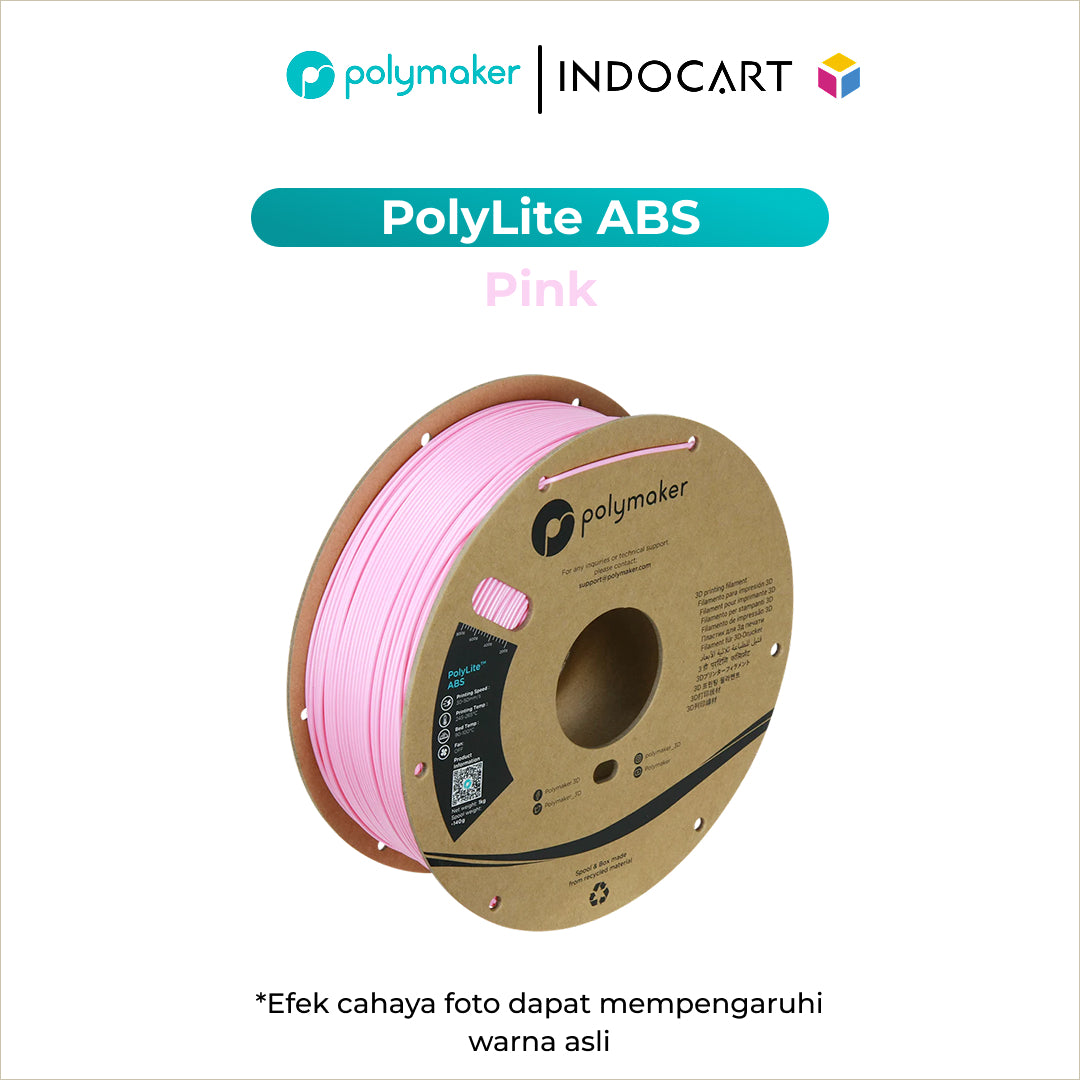 3D Printer Filament PolyMaker PolyLite ABS 1.75mm 1Kg