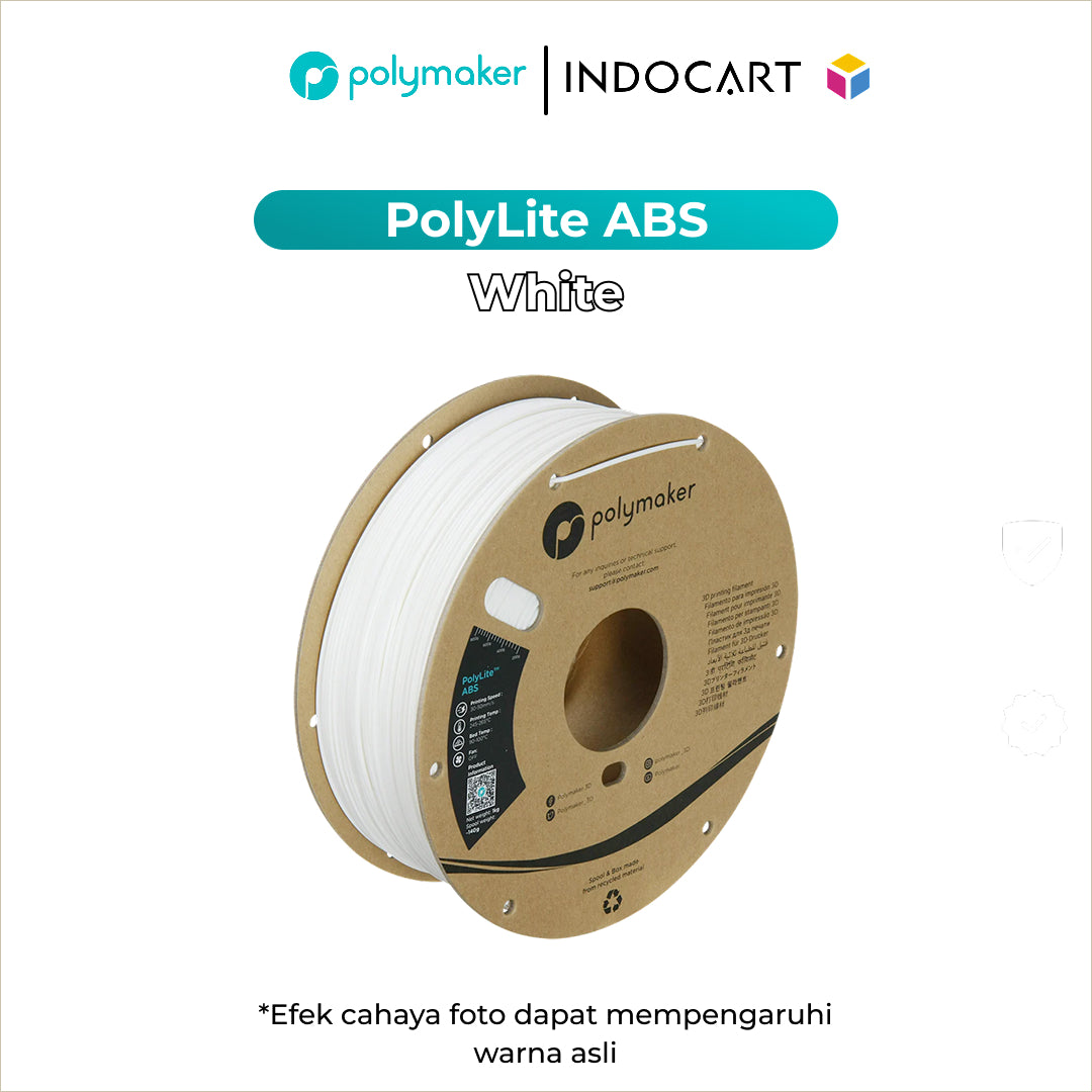3D Printer Filament PolyMaker PolyLite ABS 1.75mm 1Kg